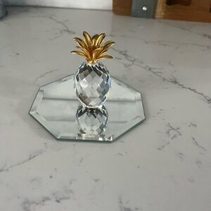 Swavorski Crystal pineapple and  Animal Figurines on Mirrors